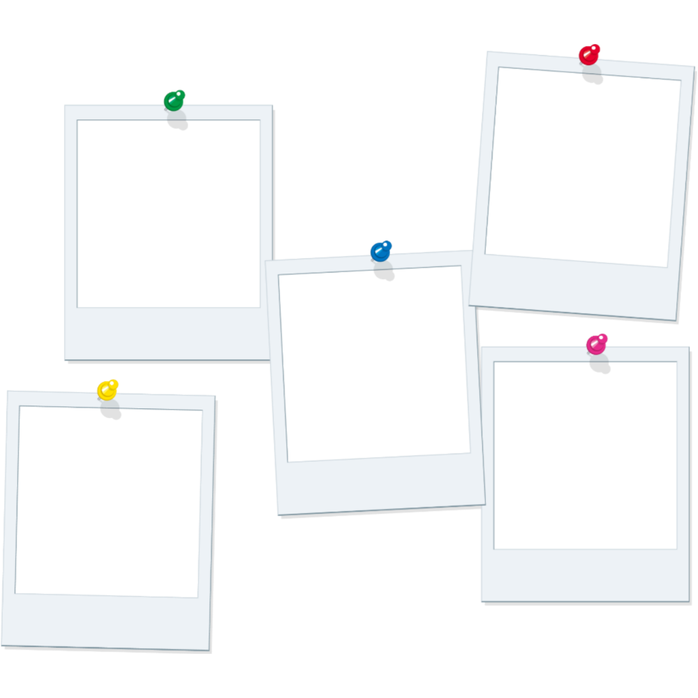 Рамки для коллажа полароид