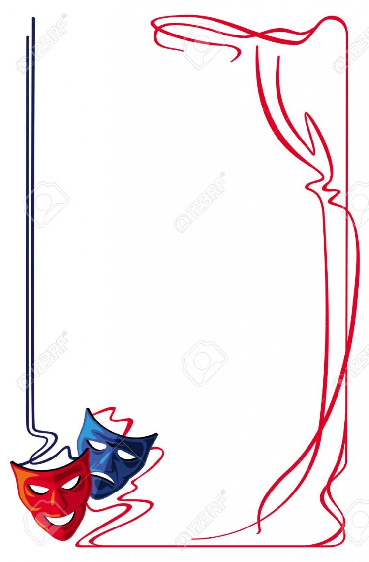 Рамка для текста театр