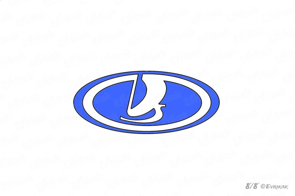 Лада Приора значок машины