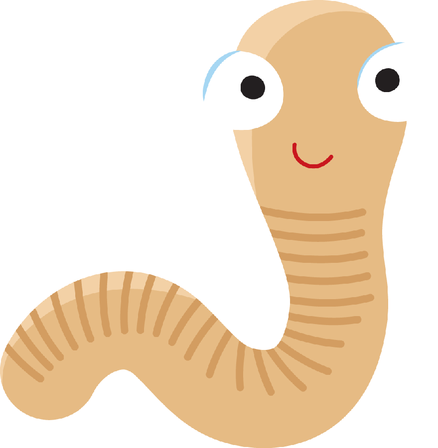 Веселый червяк