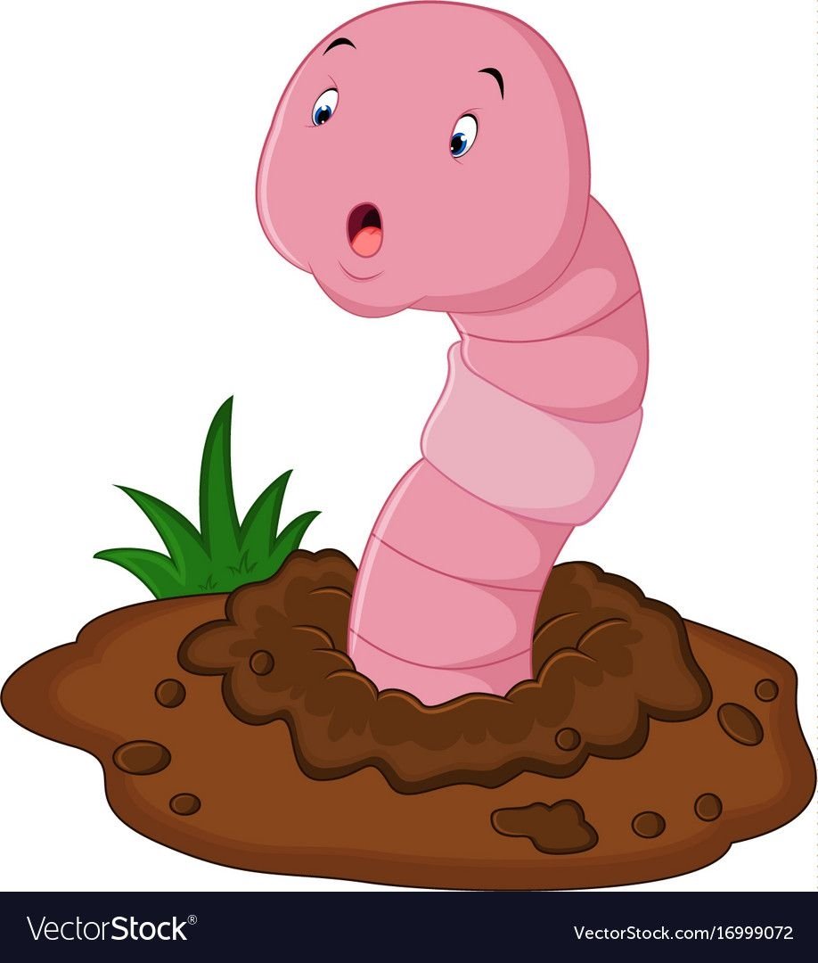 Грустный червячок