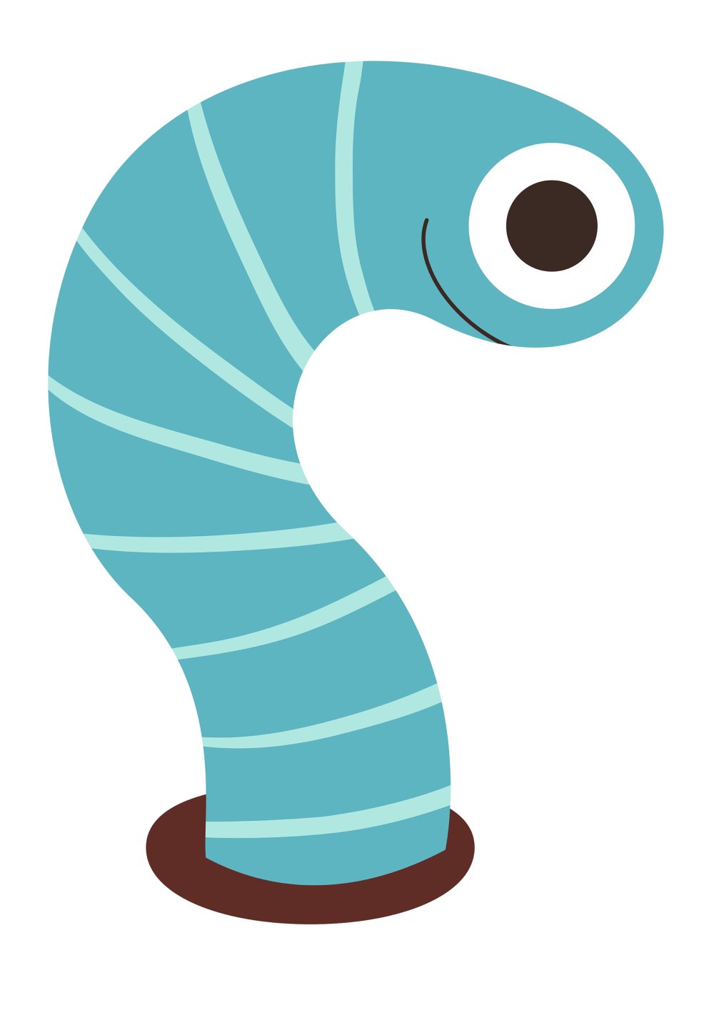 Червь стикер