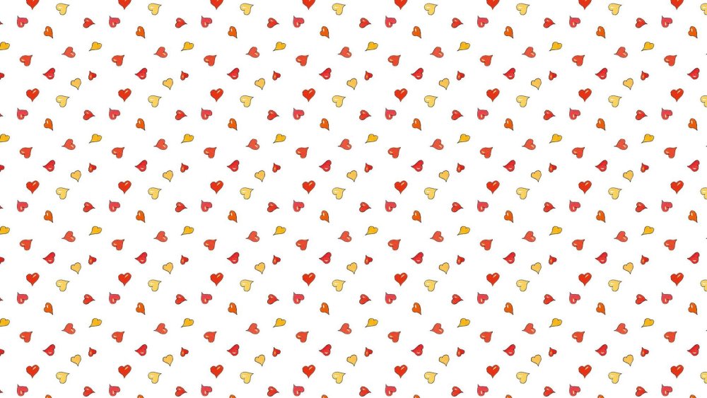 Фон мелкие сердечки