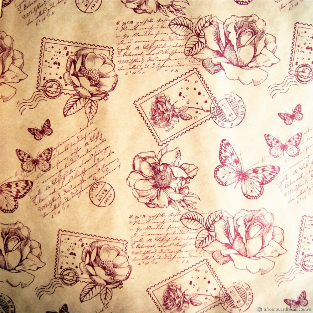 Упаковочная бумага печать