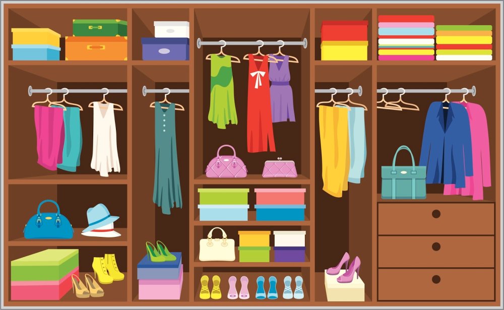 Мультяшный шкаф для одежды