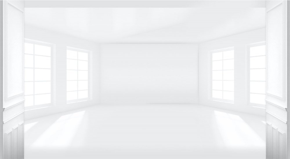 Белая комната без мебели