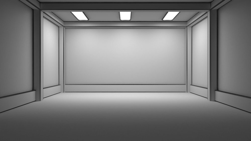 Пустая комната 3d