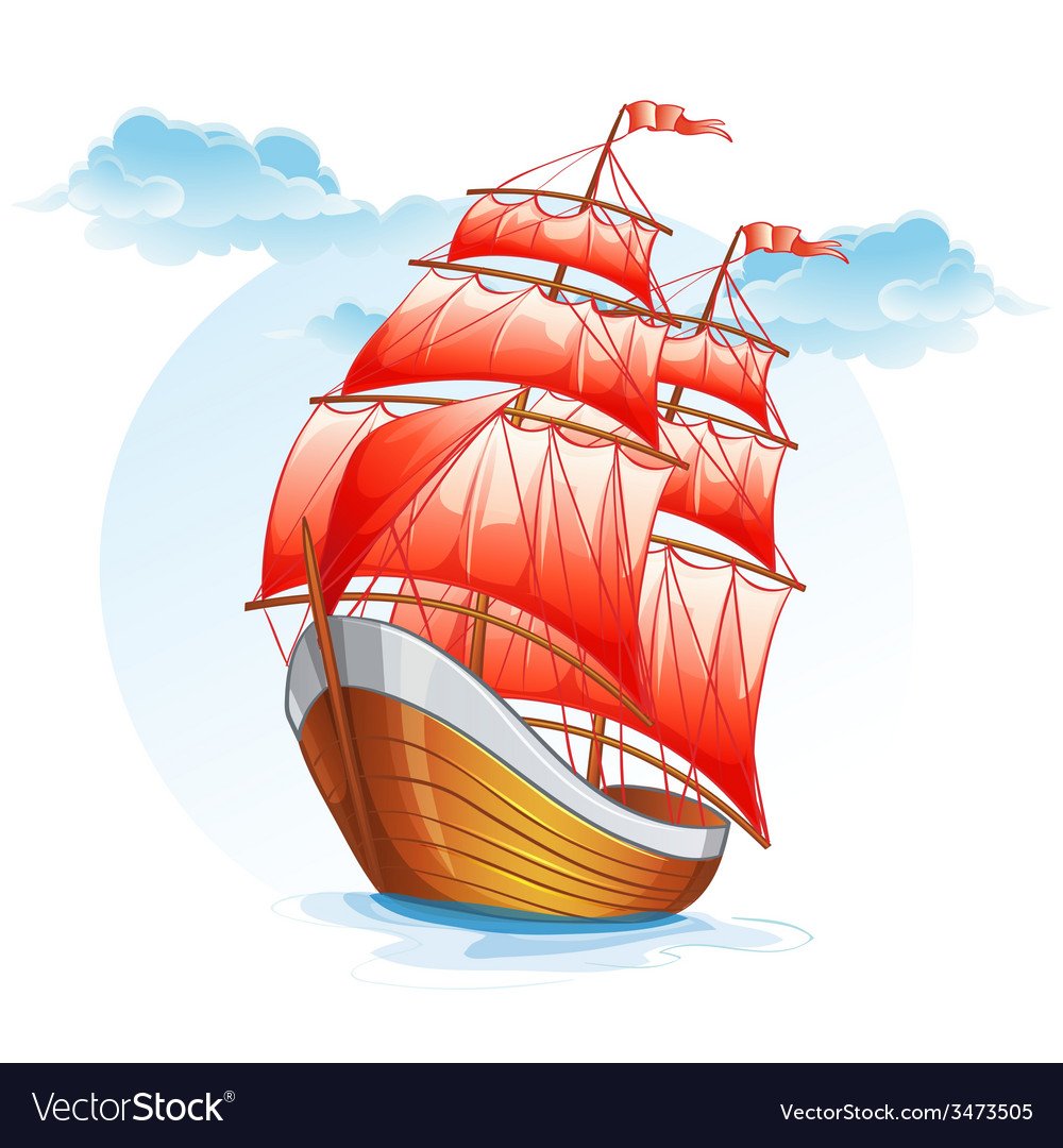 Корабль в море