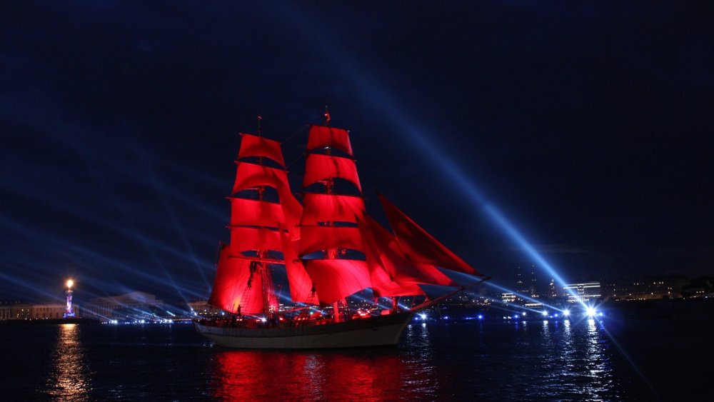 Алые паруса корабль СПБ