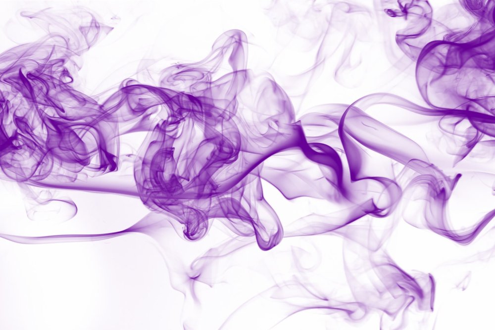 Дым на черном фоне