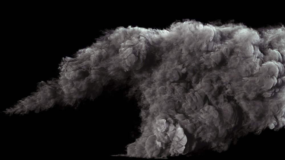 Розовый дым