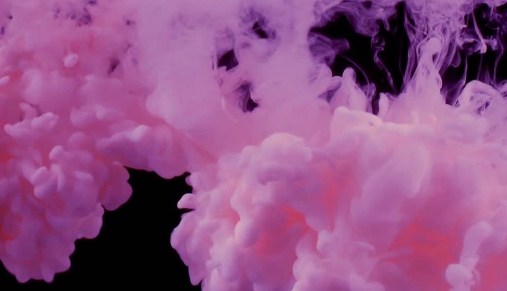 Розовый дым