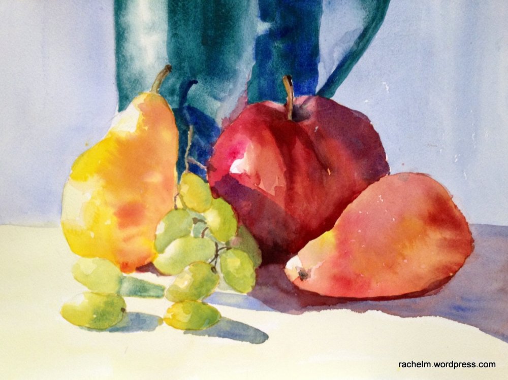 Аля Прима лессировка