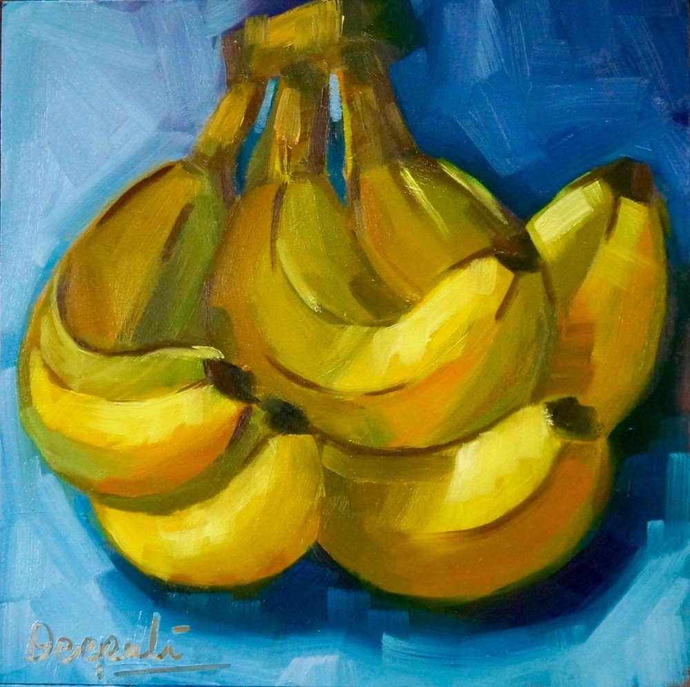 Фрукты и овощи гуашью