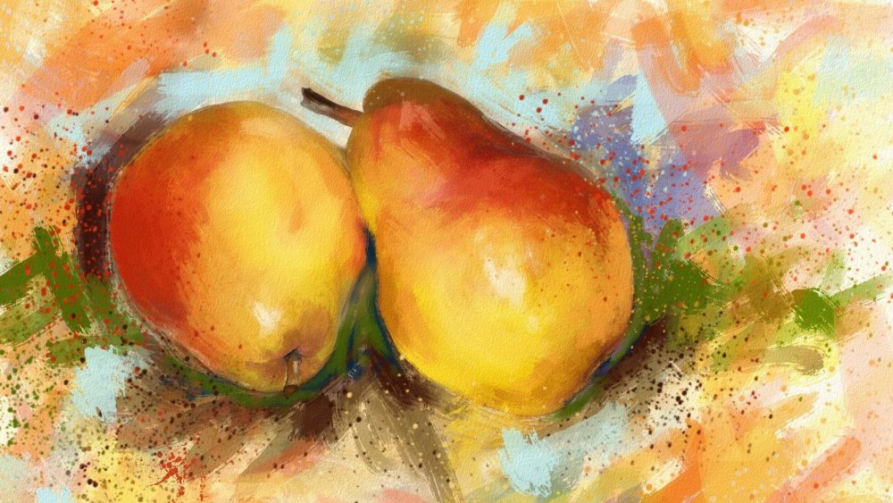 Живопись Алла Прима фрукты