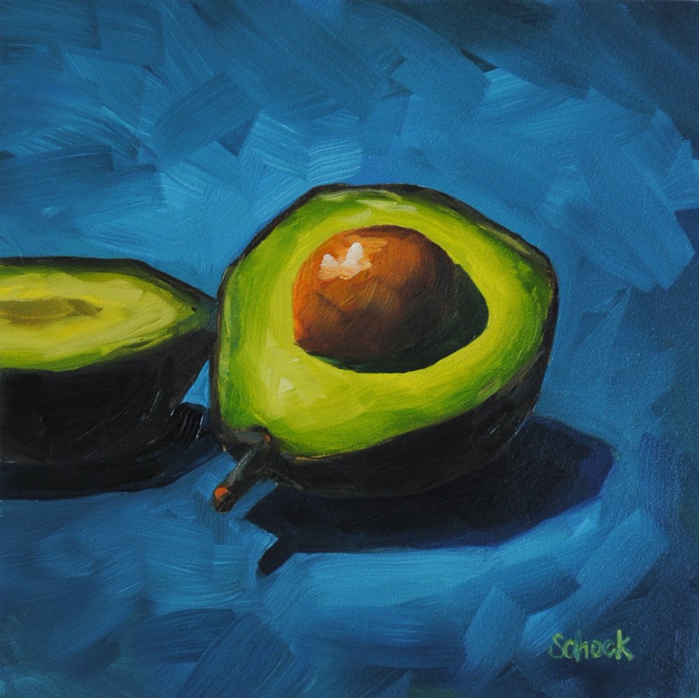Этюд авокадо