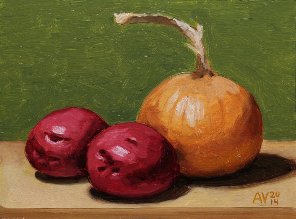 Натюрморт из овощей