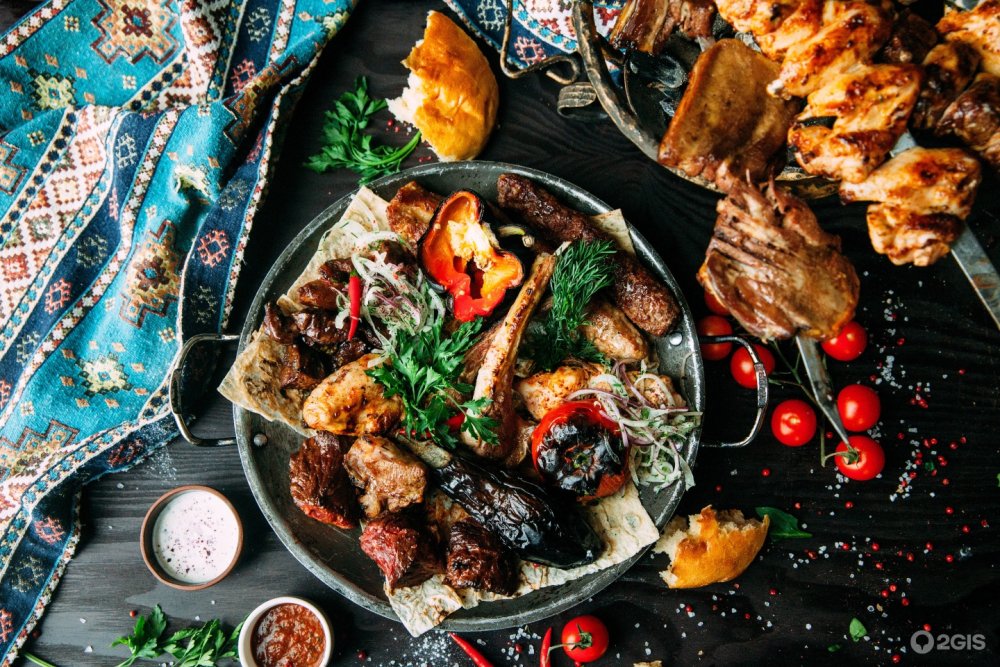 Фон казахский орнамент