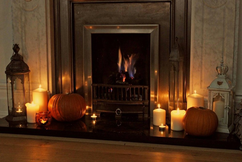 Обои на рабочий стол камин