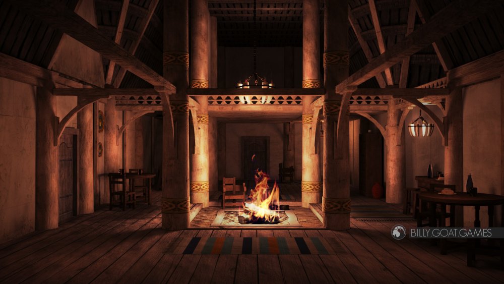 Огонь в камине