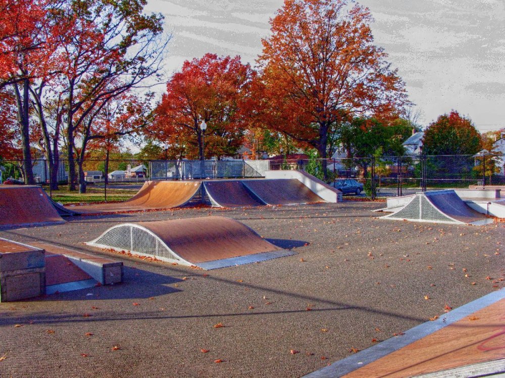 Скейт парк фон