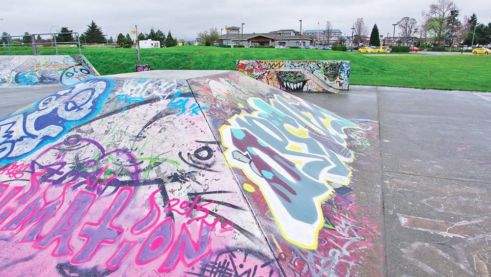 Скейт парк пейзаж