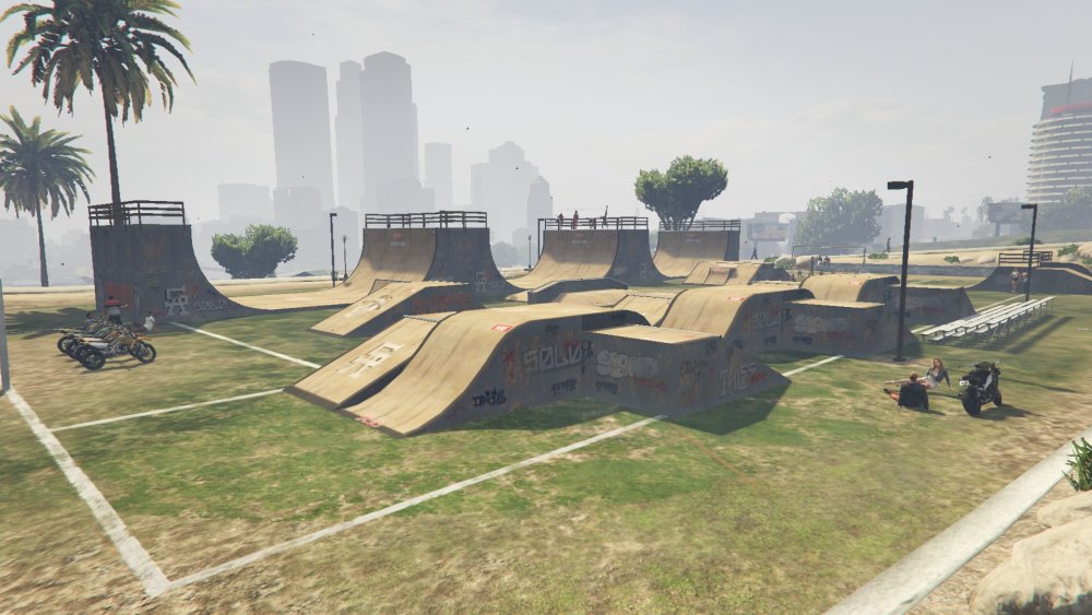 Скейт площадка в ГТА 5