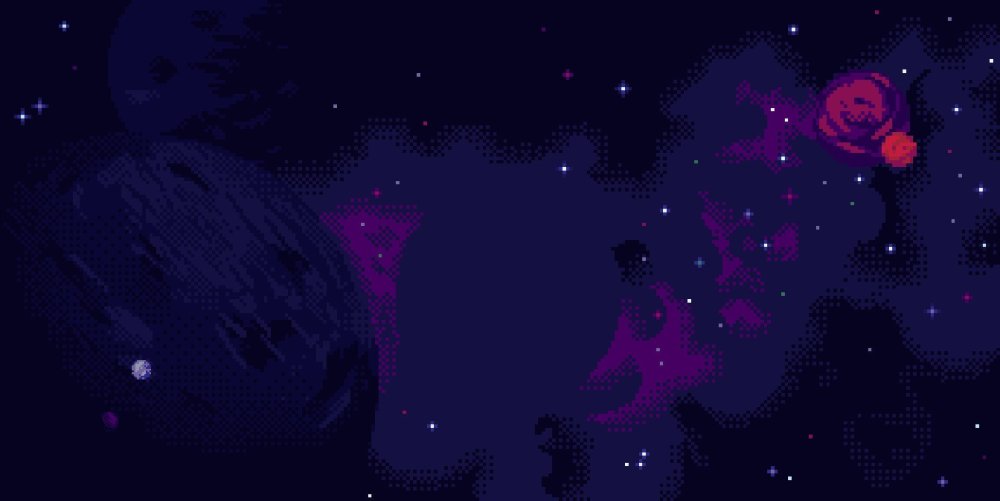 Космос пиксель арт