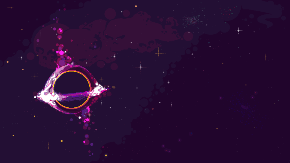 Космический фон пиксель арт