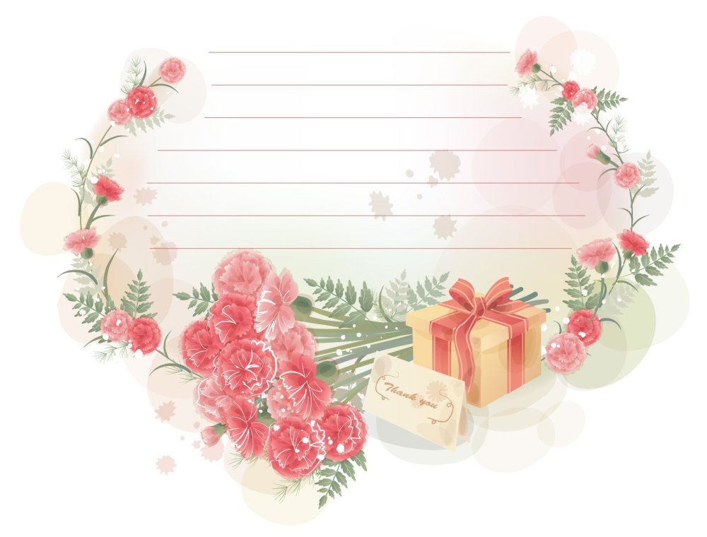 Акварельный фон для пригласительных