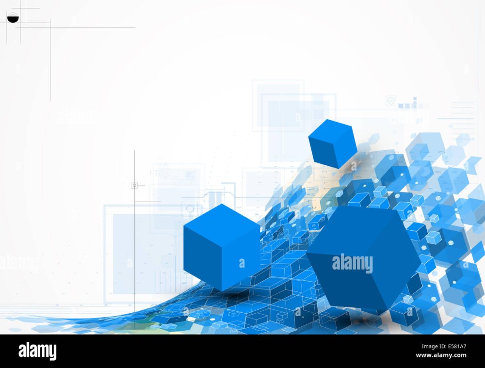 Concept for New Technology Corporate Business & Development background