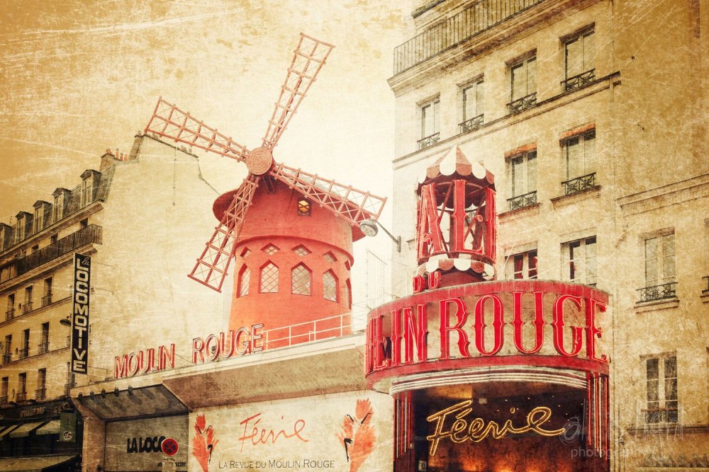 Мулен Руж в Париже стиль