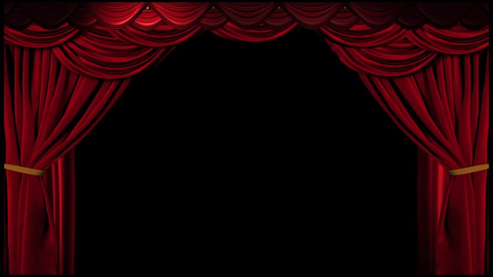 Театральный занавес gif