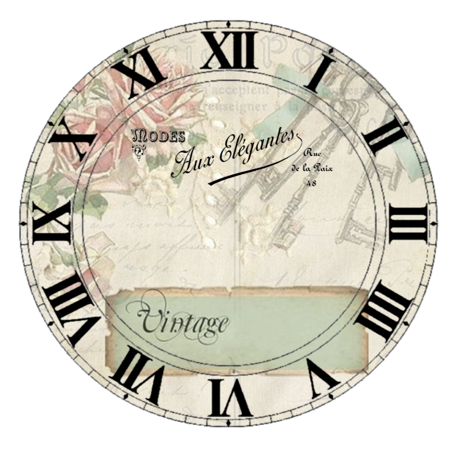 Циферблат часов Винтаж