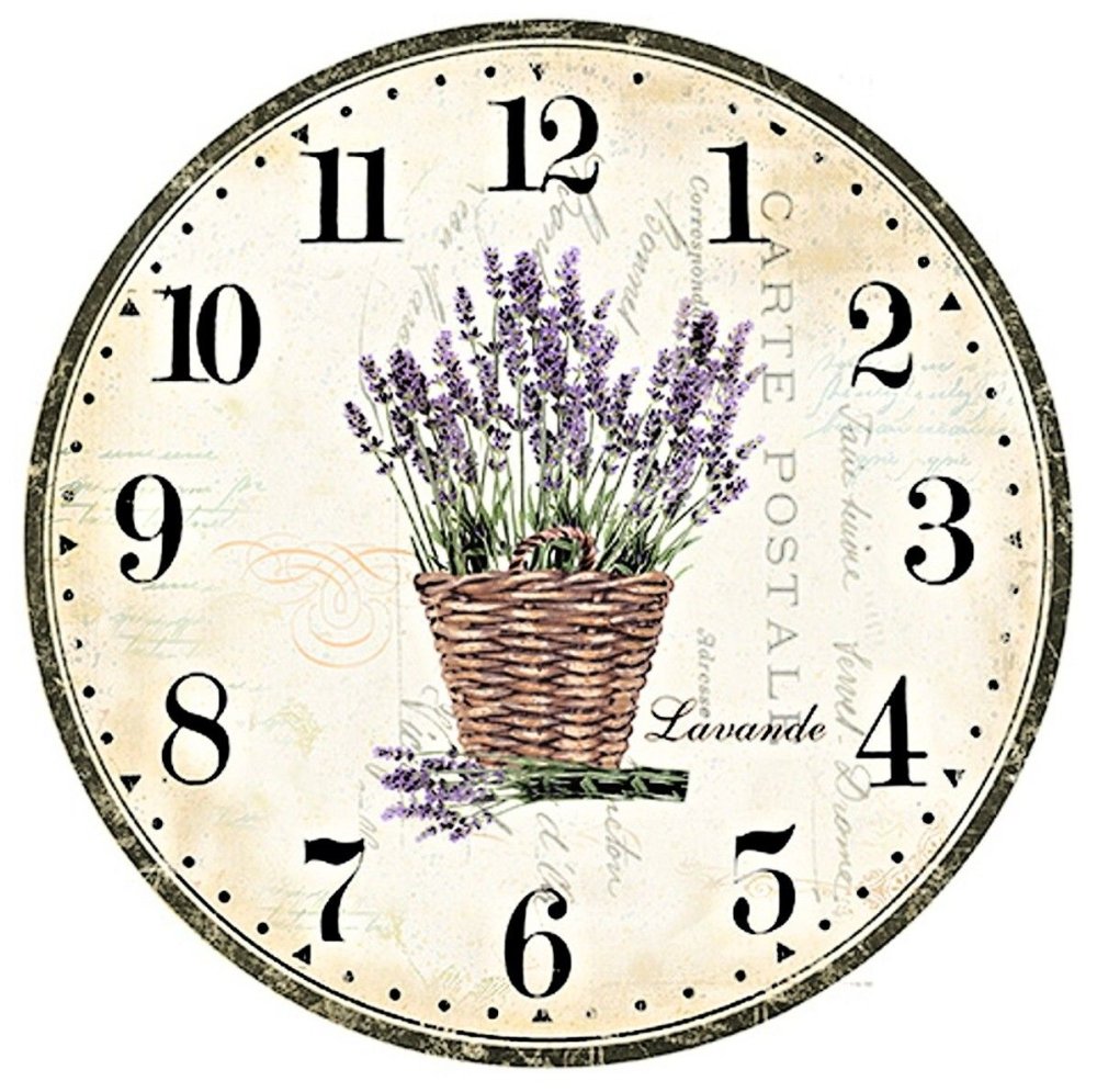 Циферблаты для декупажа Лаванда