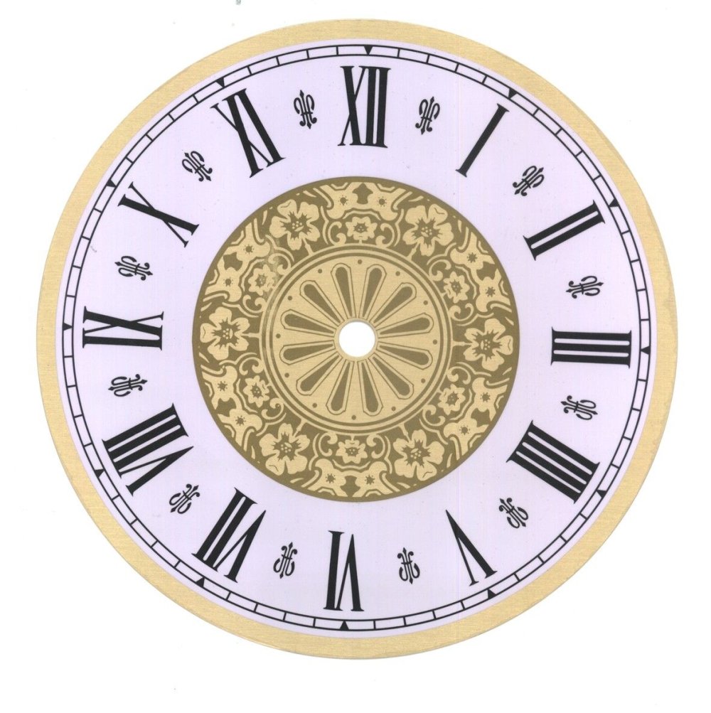 Циферблат старинных часов без стрелок