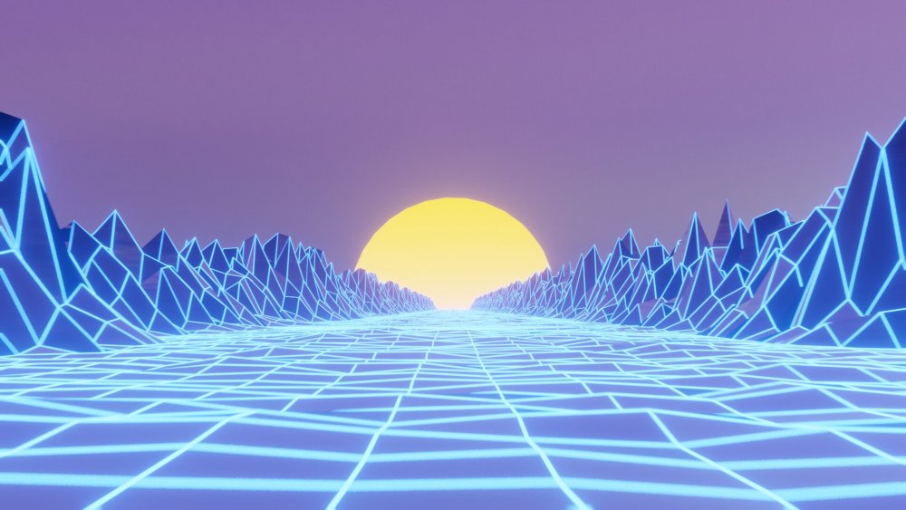 Вебпанк фон