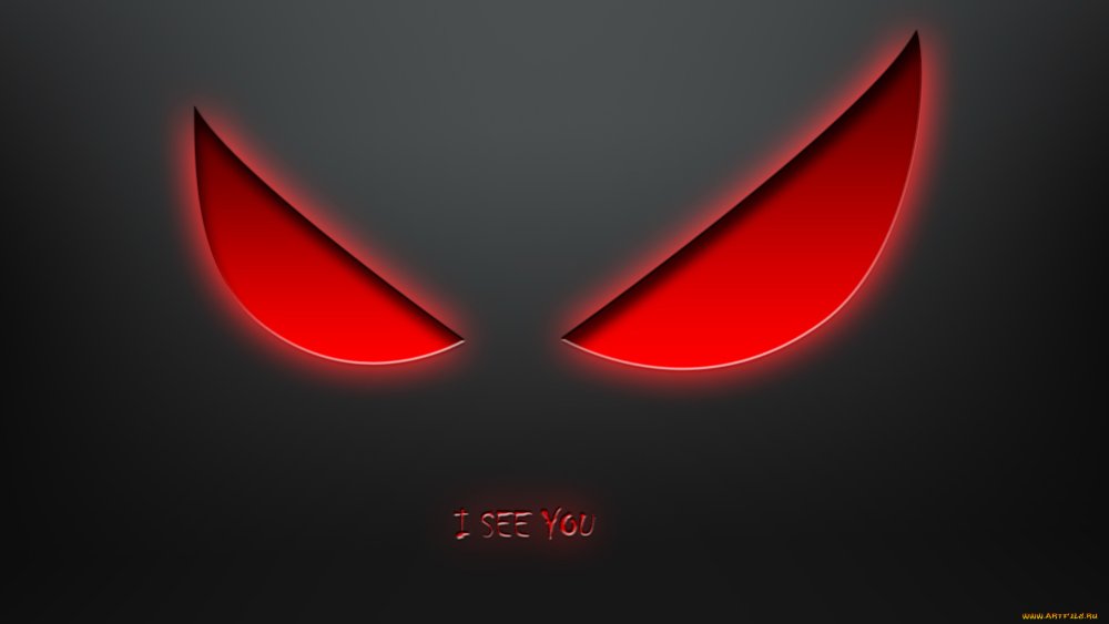 Злые красные глаза