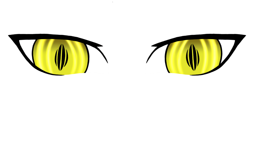 Желтые глаза аниме
