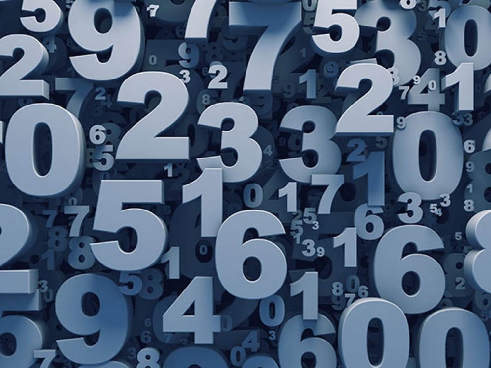 Цифры в хаотичном порядке