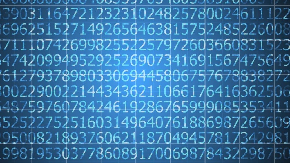 Много цифр