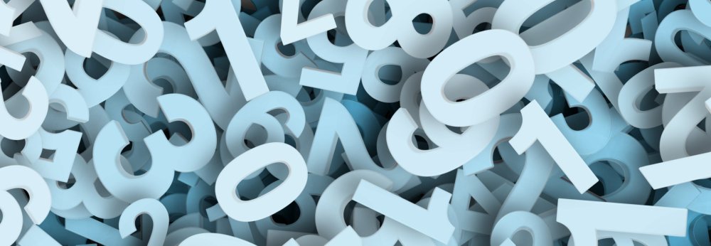 Фон с цифрами и буквами