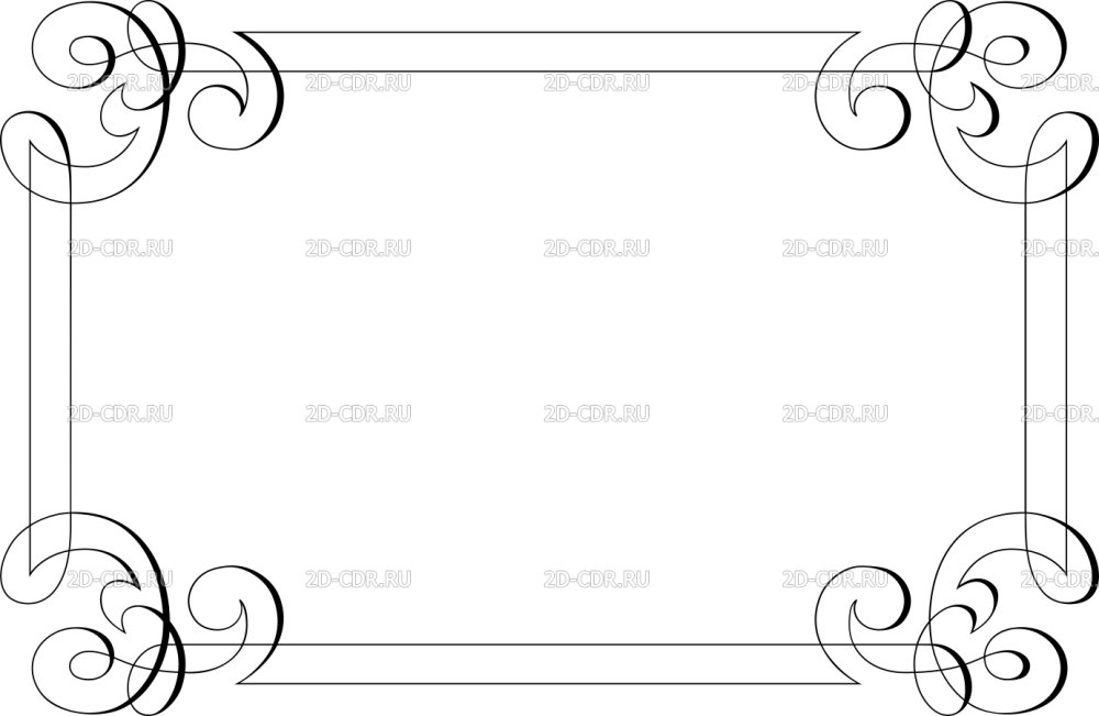 Рамочка с вензелями