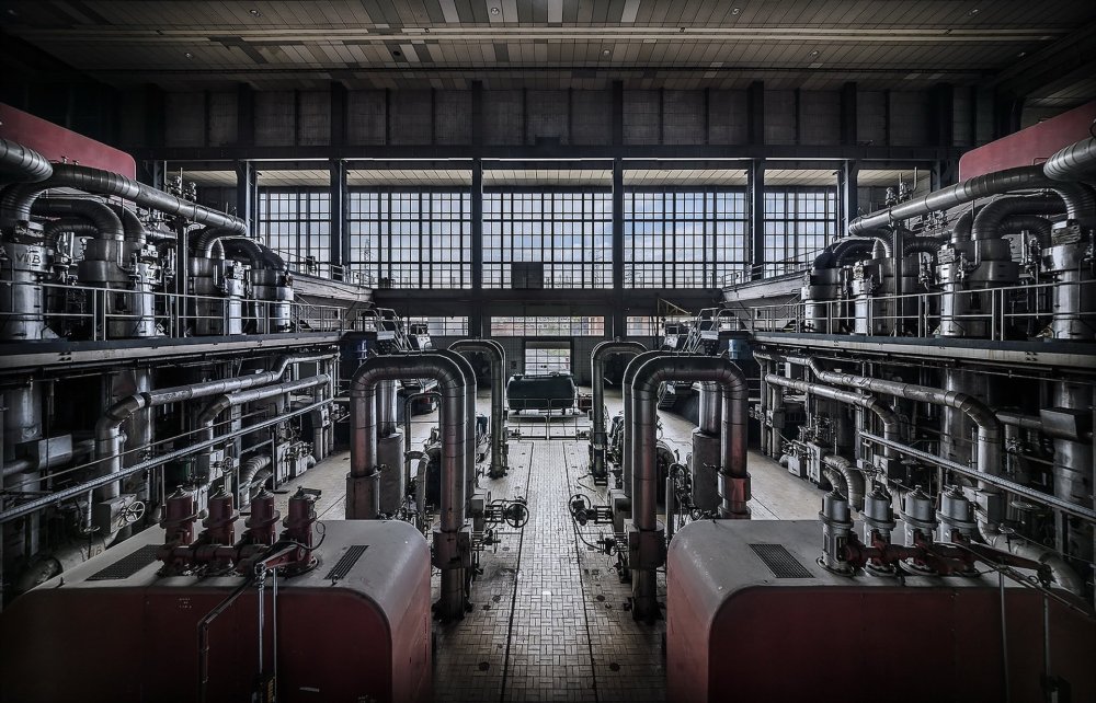 Завод интерьер