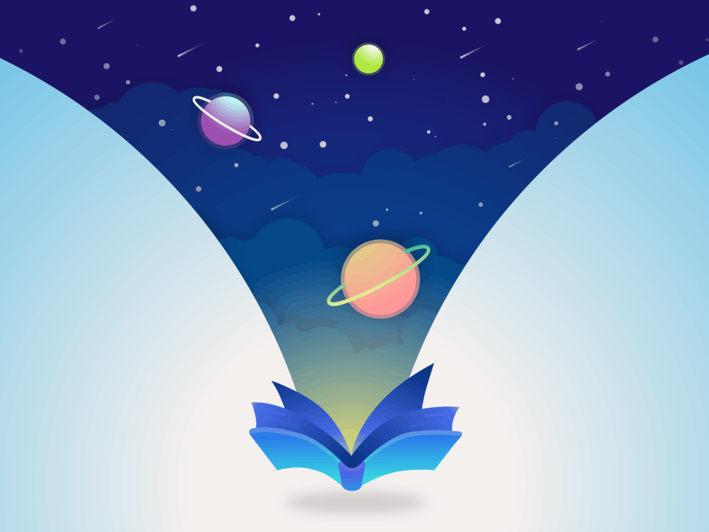 Космос мультяшный