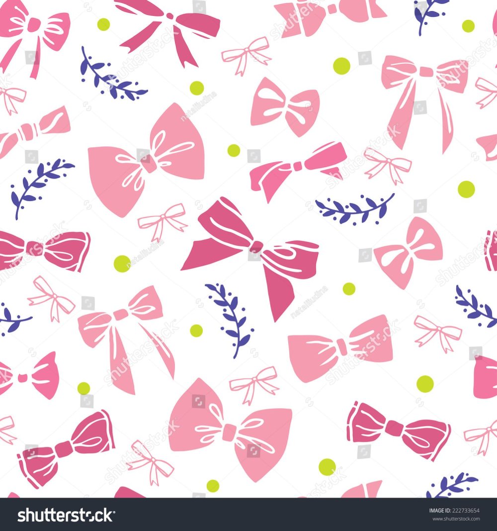 Бантики принт