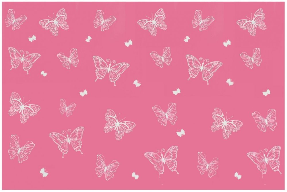 Фон детский розовый с бантом