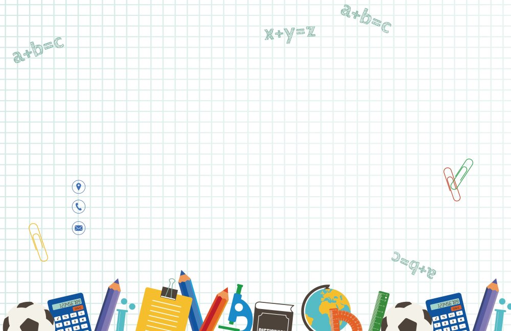 Школьный фон в клеточку