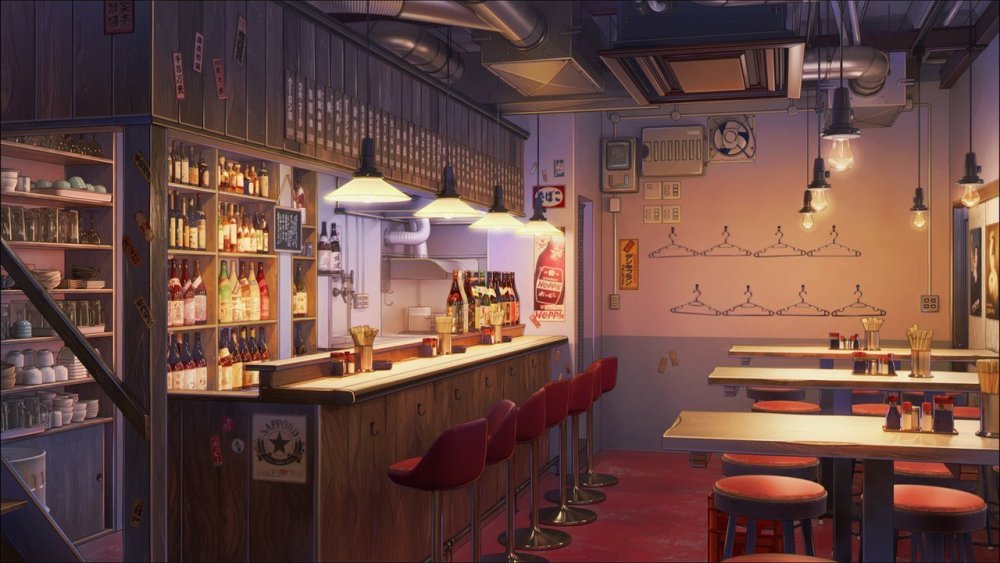 Кафе внутри для гача лайф