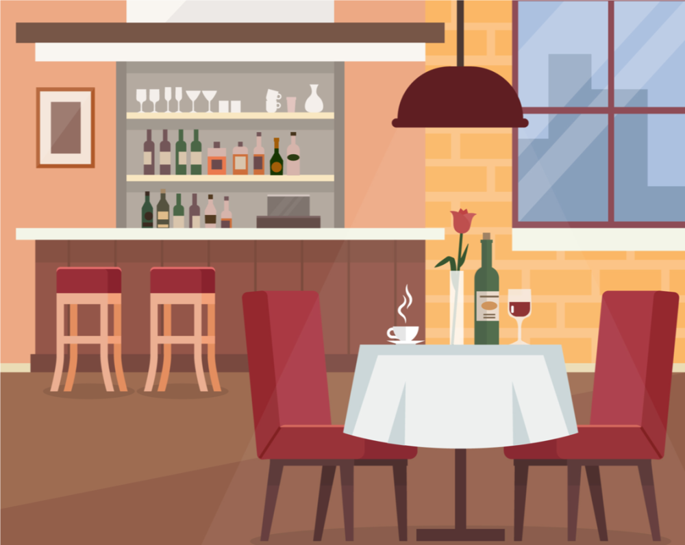 Мультяшное кафе